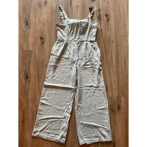 One Love Blue Jumpsuit Wide Leg Size Large